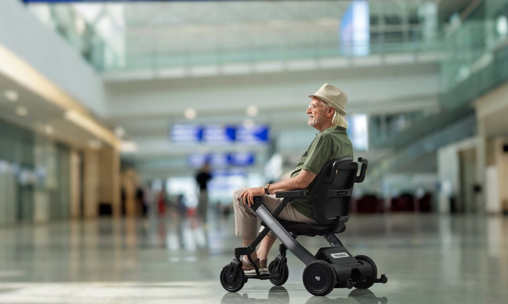 Using a wheelchair at the airport