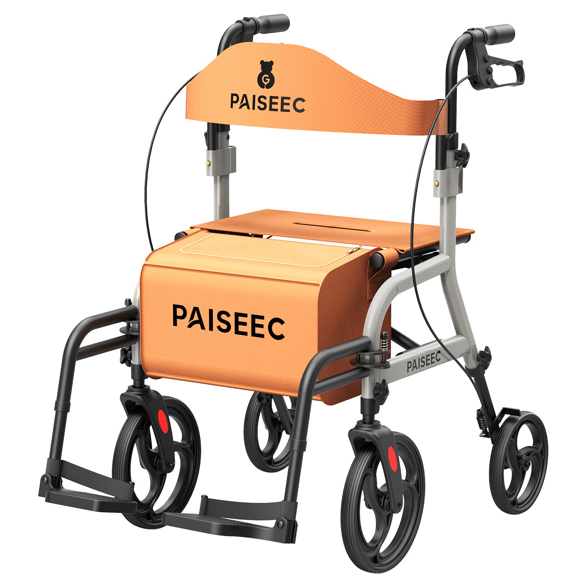 Paiseec 2 in 1 Rollator Walker R1