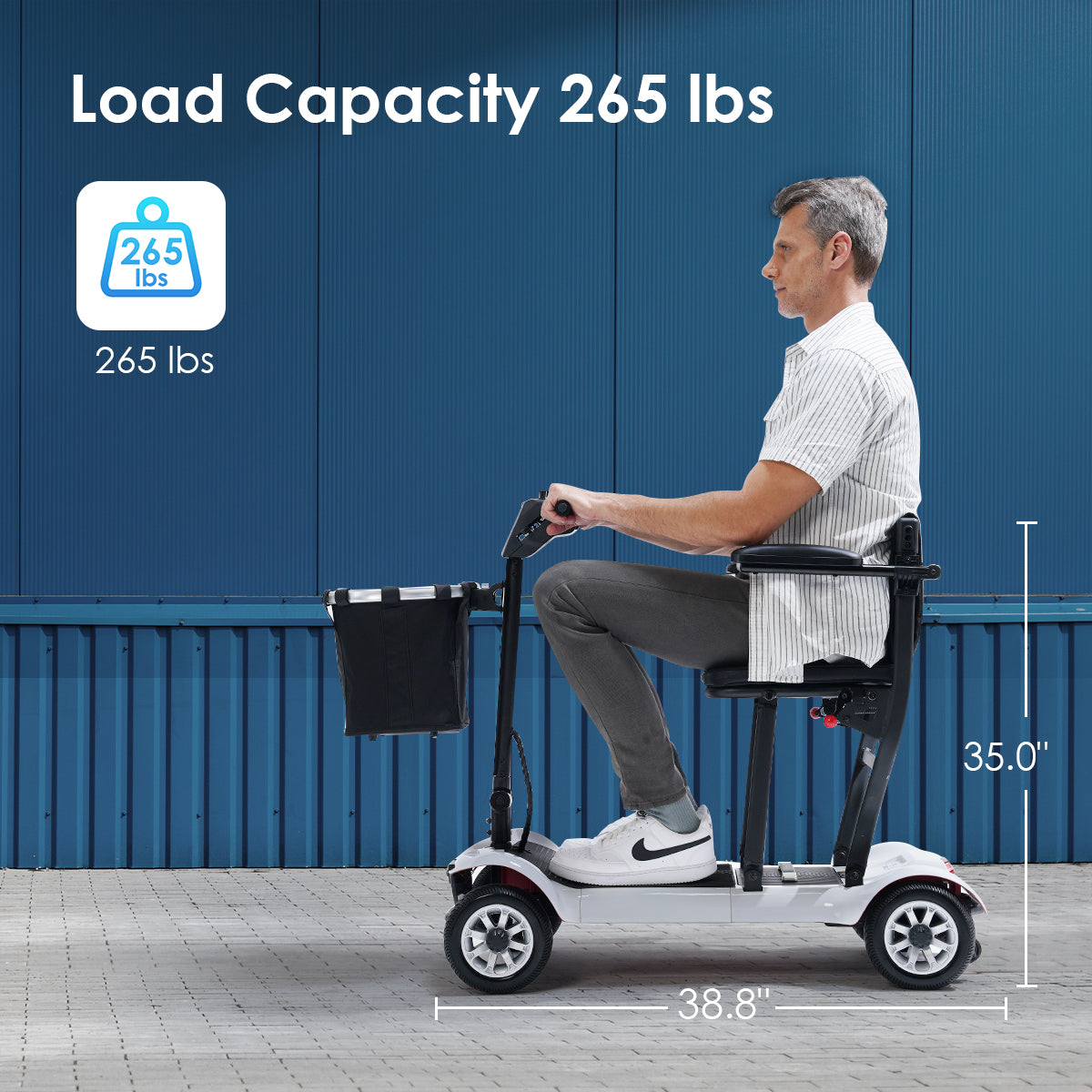 Paiseec Lightweight Mobility Scooter D3