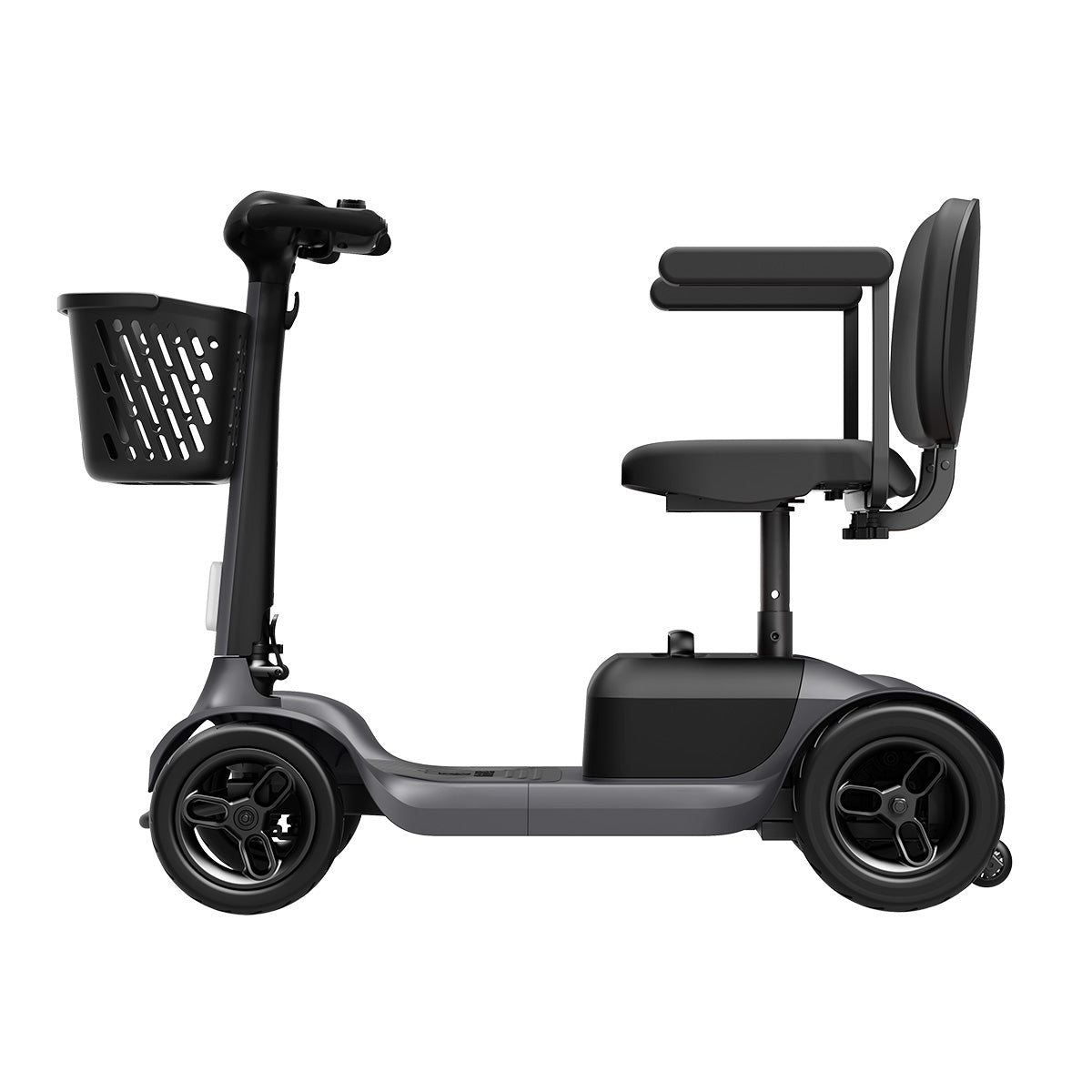 S1 Mobility Scooter for Adults, 4-Wheel Mobility Scooter - 25 Miles Range, up to 6.2 mph, Smart Safety Features, Good Legroom, Rotating Swivel Seat, Headlight, Basket, Charger Included.