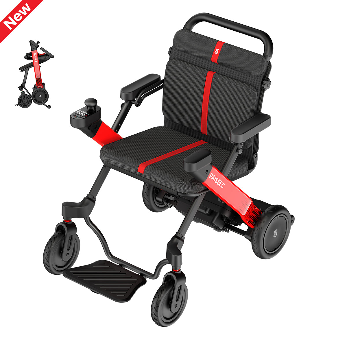 Paiseec 2-in-1 Electric Wheelchair W1