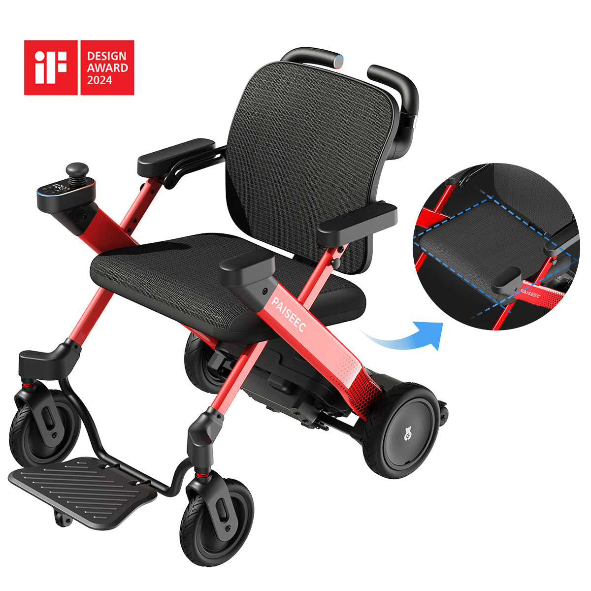 Electric Wheelchair W3 & Cushion Bundle